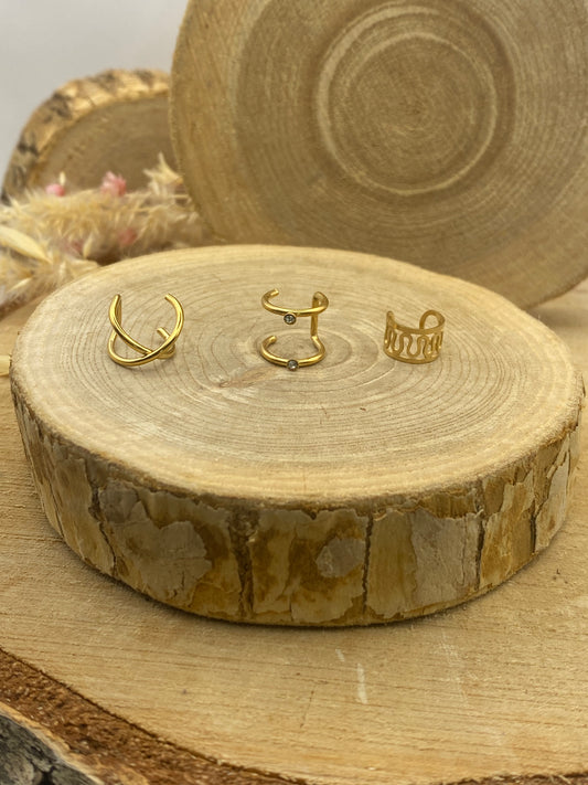 Manchettes d’oreilles Kuru 3 pièces
